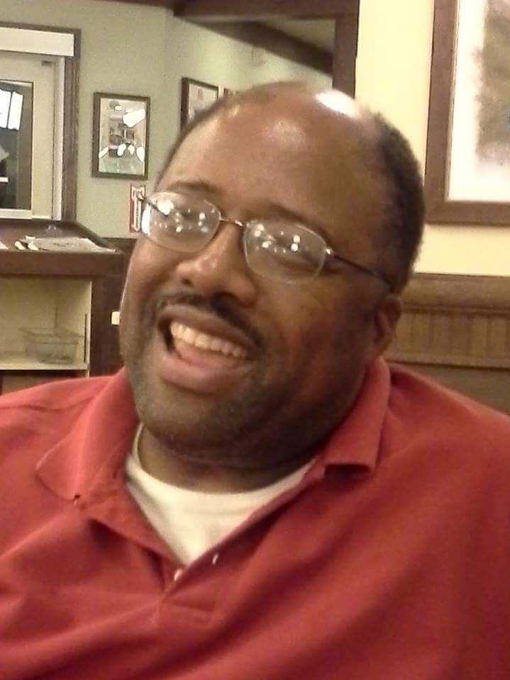 Professor Wardell Lewis sitting in his office. Photo provided by Professor Wardell Lewis